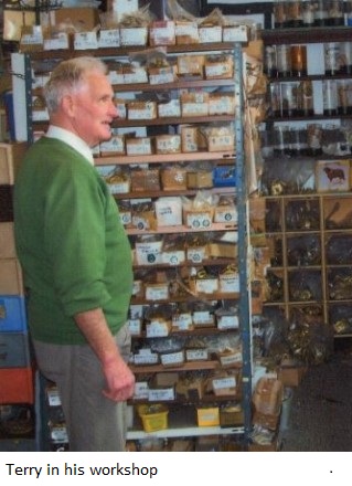 Terry in his workshop w