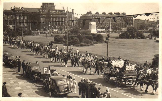 Birkenhead horse parade 1953