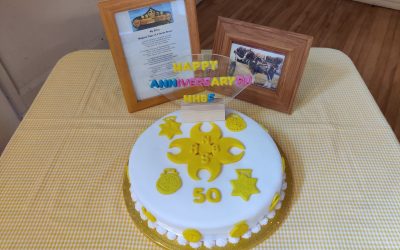 50th Anniversary Celebration Cake
