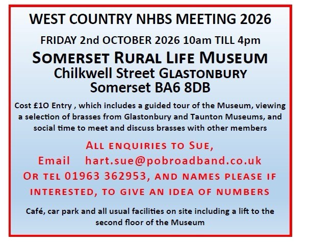 West Country NHBS Meeting 2026